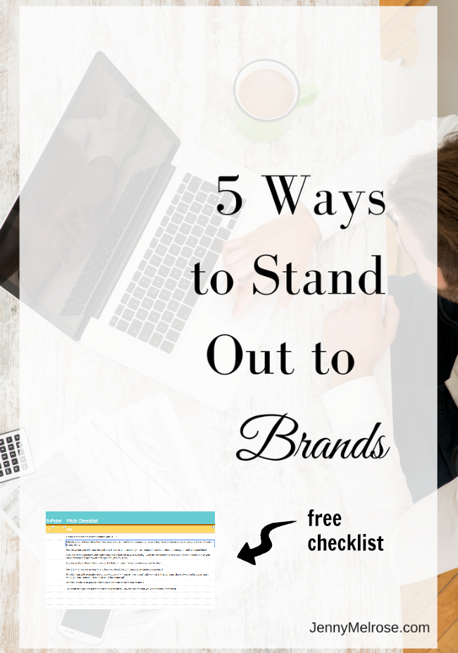 5 Ways to Stand Out to Brands