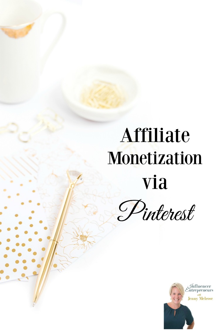 Affiliate Monetization via Pinterest
