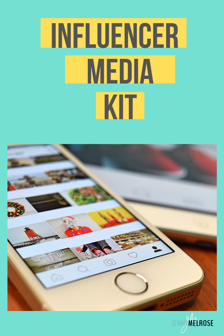 Are you ready to get paid to use your influence? You need to have an influencer media kit as a blogger or influencer #bloggingtips #beginningbloggers