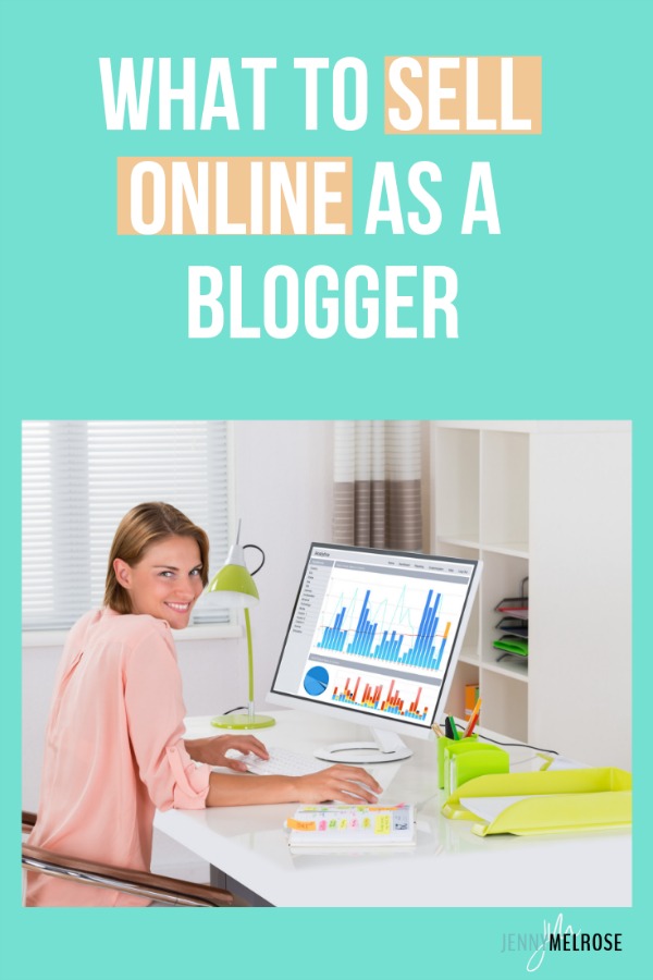 Knowing what to sell online and the tools to do so can help diversify your income as a blogger or influencer.  #bloggingtips #beginnerblogger