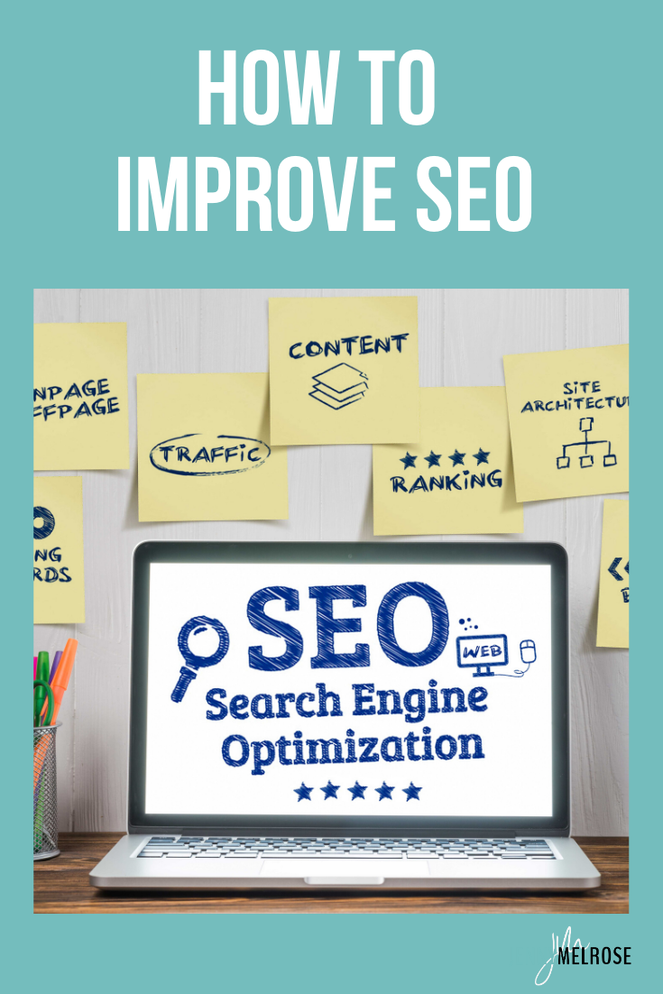 Understanding how to improve SEO is one of the key factors that will affect the overall success of your website over time. #bloggingtips #beginningbloggers