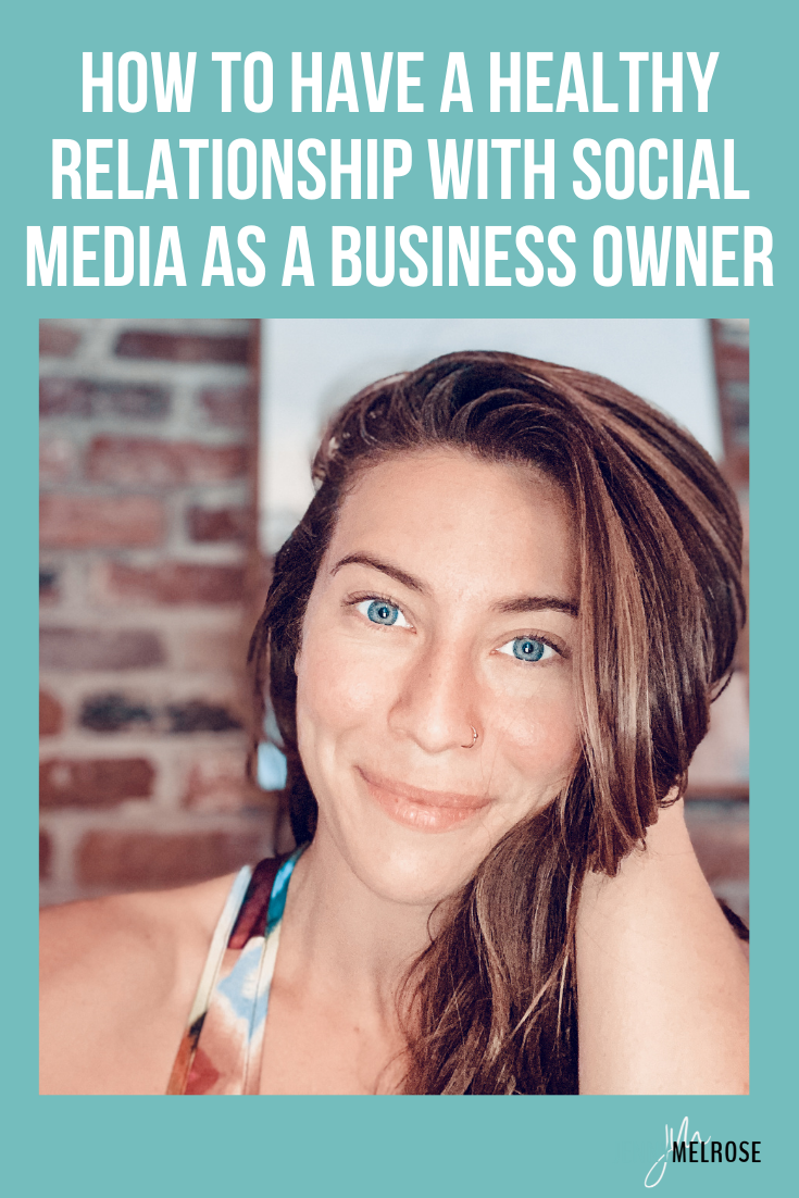 I know that so many of you have been caught up in the trap of comparison and spending too much time mindlessly scrolling which is why we're diving into how to have a healthy relationship with social media as a business owner. 