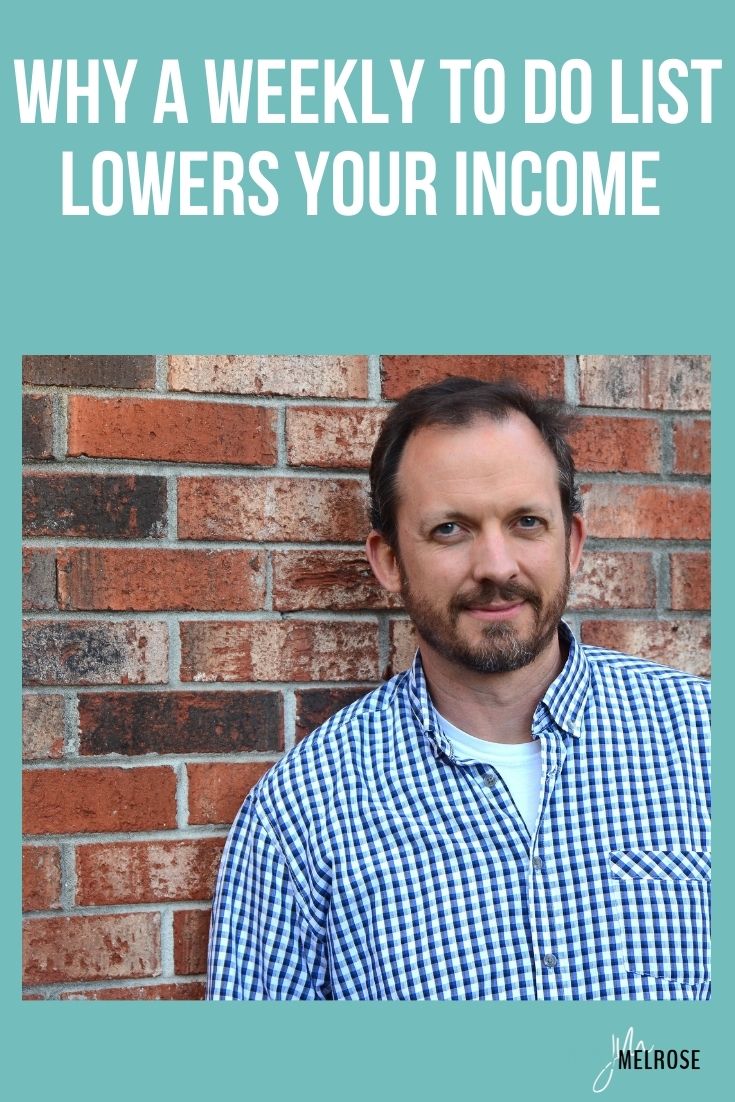 We all want to get everything on our weekly to do list done, but it often feels like it's just not happening.  There's a reason why a weekly to do list lowers your income and Jarrod Haning is here to explain.