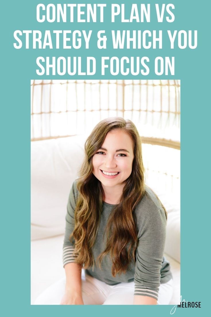 On today's episode I have Amanda Warfield to talk to us about content plans vs content strategies and which one you should focus on depending on where your business is on the timeline.