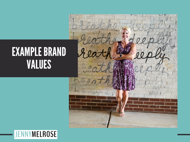 Example Brand Values