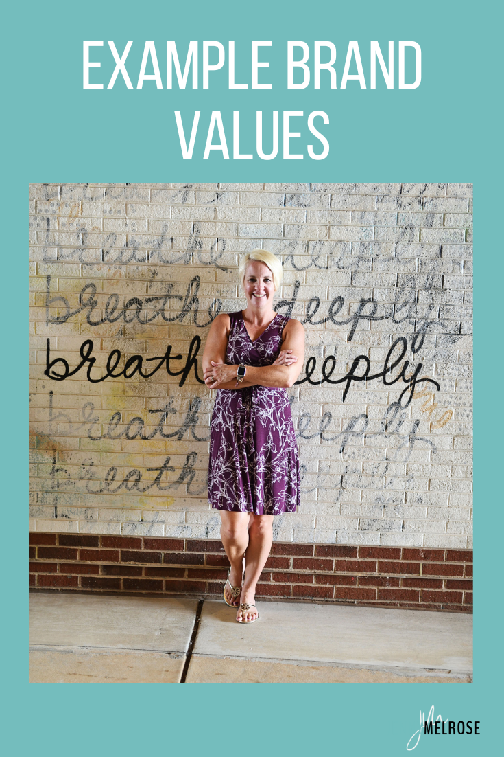 We're jumping into example brand values and how to implement them in your messaging when you are creating content and putting things on social media so that you can successfully and cohesively run your business.