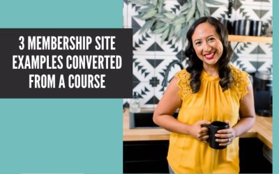 3 Membership Site Examples Converted from a Course with Melody Johnson
