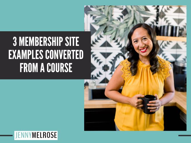 3 Membership Site Examples Converted from a Course