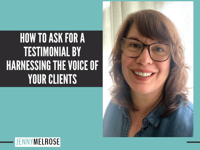 How to Ask for a Testimonial