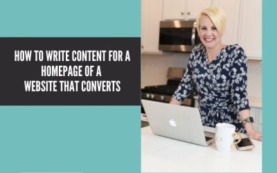 Content for a Homepage of a Website