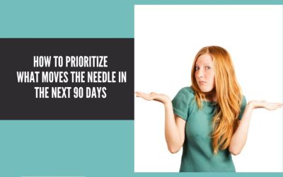 How to Prioritize What Moves the Needle in the Next 90 Days