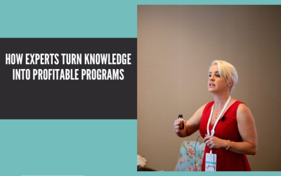 How Experts Turn Knowledge Into Profitable Programs